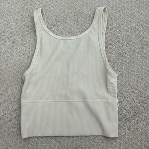 Lululemon crop rubbed tank